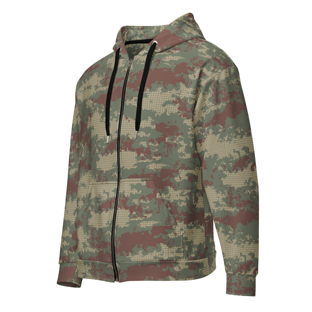 Turkish Army M2008 CAMO Unisex zip hoodie - Zip Hoodie