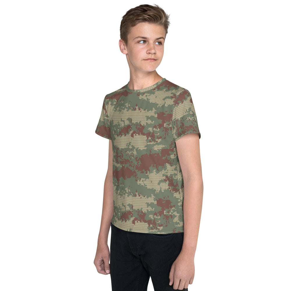 Turkish Army M2008 CAMO Youth crew neck t-shirt - Crew Neck T-shirt