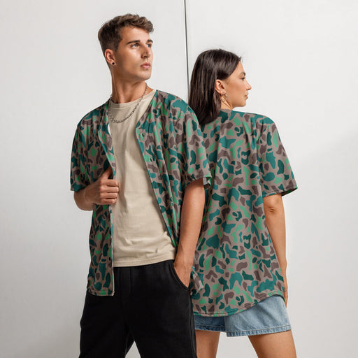 Duck Hunter Aegean Spot Turkish CAMO Unisex Baseball Jersey - 2XS