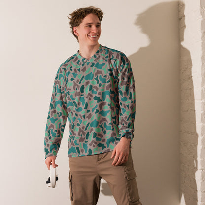 Turkish Duck Hunter Aegean Spot CAMO hockey fan jersey - Hockey Jerseys