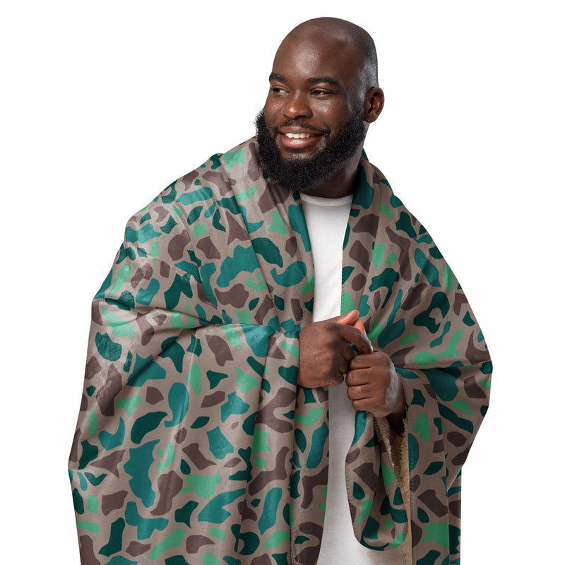 Duck Hunter Aegean Spot Turkish CAMO Sherpa Blanket