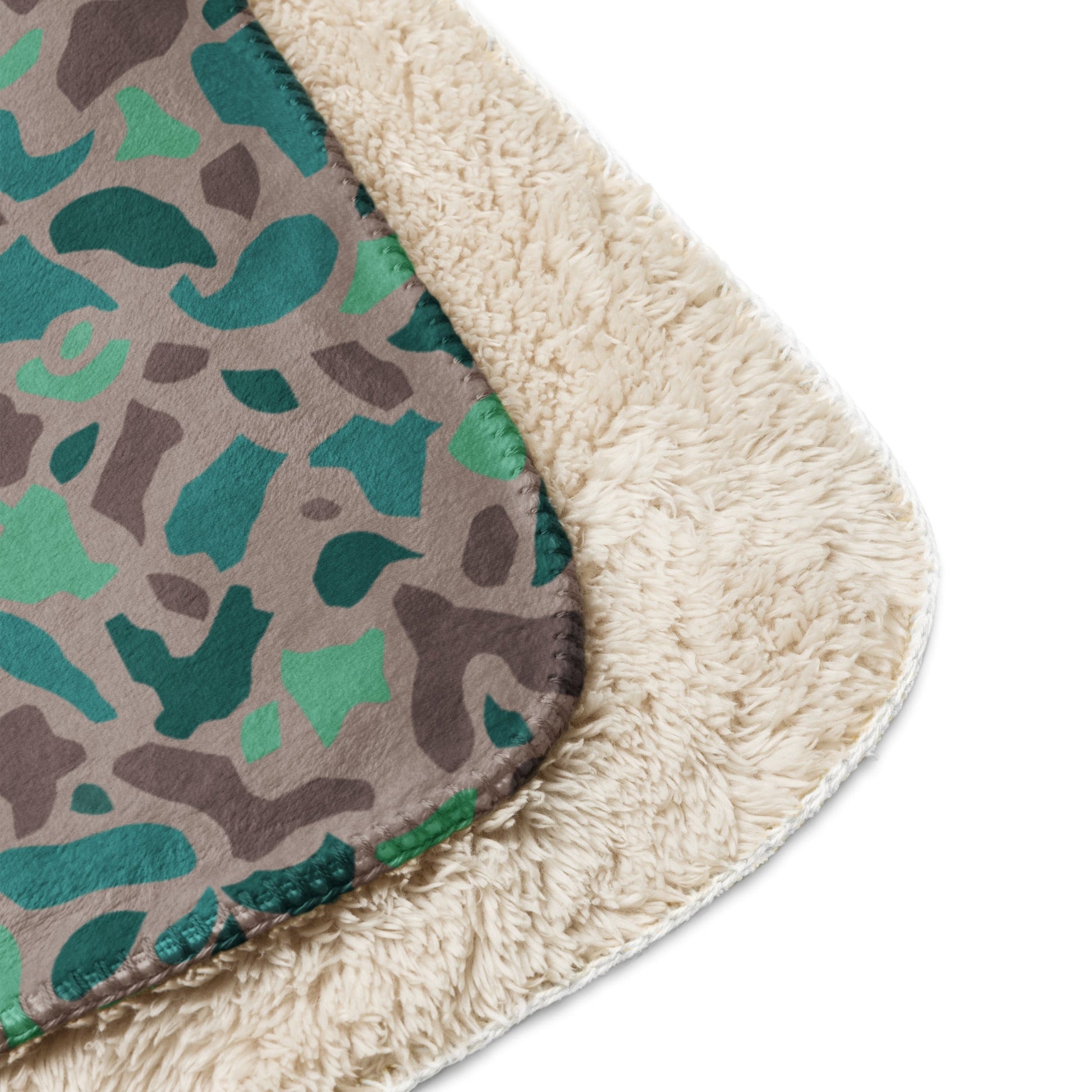 Turkish Duck Hunter Aegean Spot CAMO Sherpa blanket - Blankets
