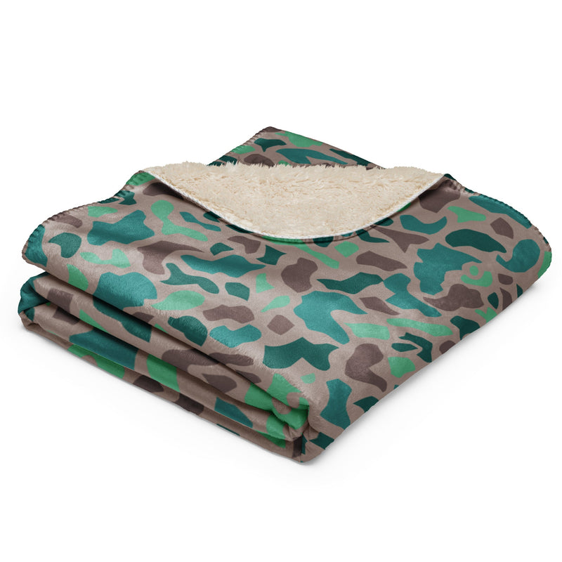 Duck Hunter Aegean Spot Turkish CAMO Sherpa Blanket
