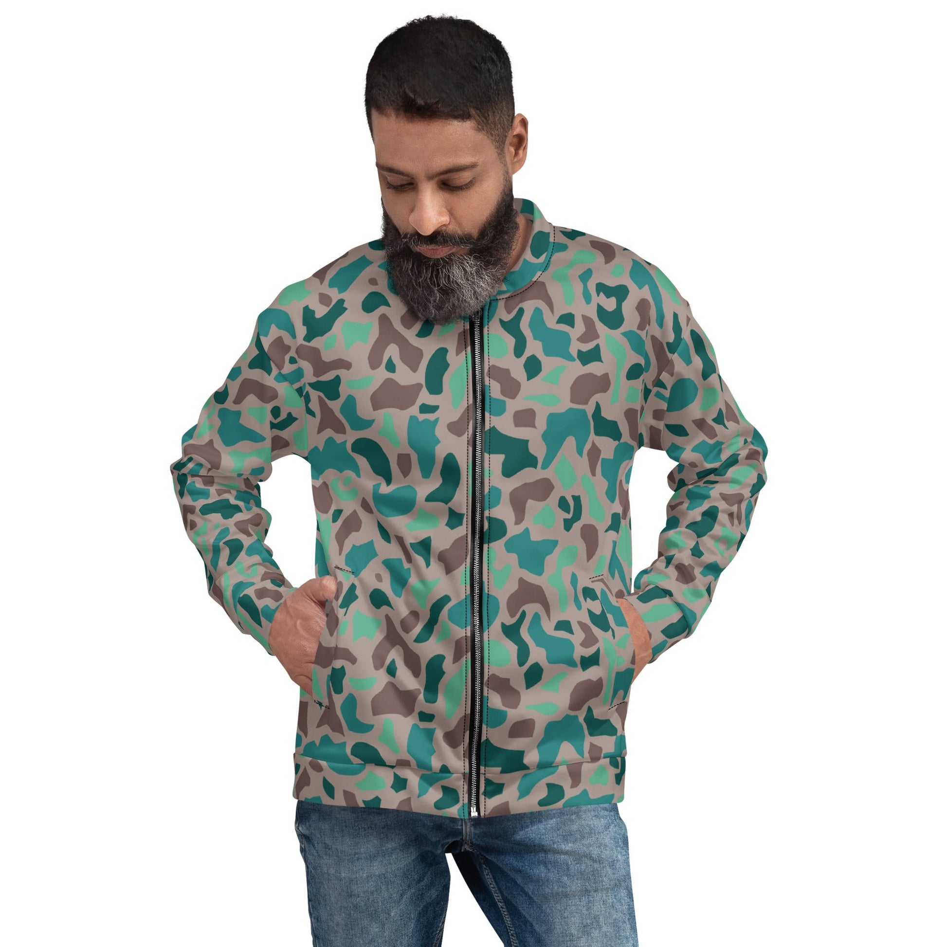 Turkish Duck Hunter Aegean Spot CAMO Unisex Bomber Jacket - Jackets