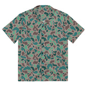 Duck Hunter Aegean Spot Turkish CAMO Unisex Short-Sleeve Button Shirt - 2XS - Button-Up