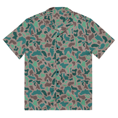 Turkish Duck Hunter Aegean Spot CAMO Unisex button shirt - 2XS - Button Shirts