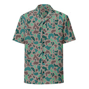 Duck Hunter Aegean Spot Turkish CAMO Unisex Short-Sleeve Button Shirt - Button-Up