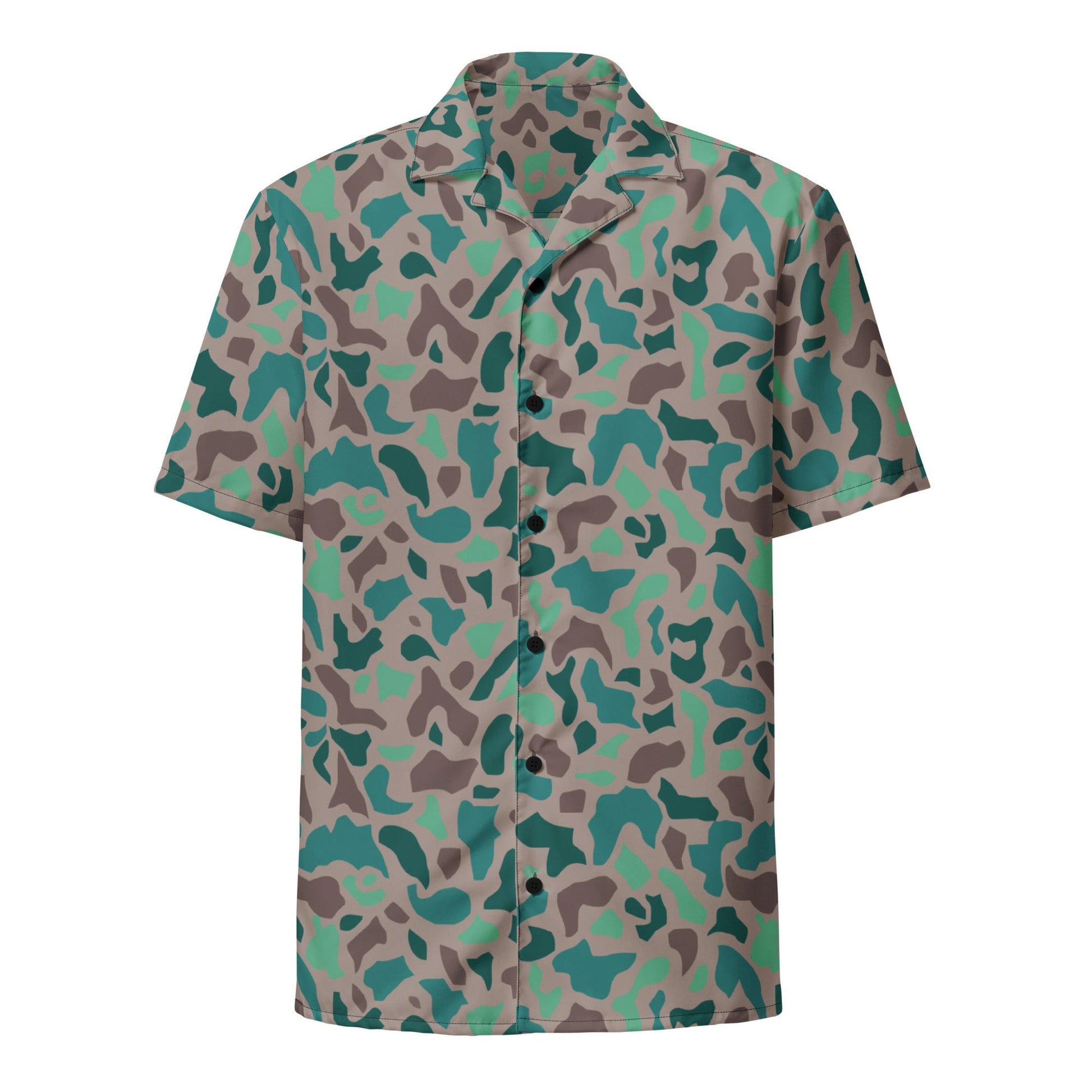 Turkish Duck Hunter Aegean Spot CAMO Unisex button shirt - Button Shirts