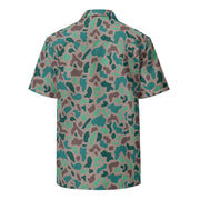 Duck Hunter Aegean Spot Turkish CAMO Unisex Short-Sleeve Button Shirt - Button-Up