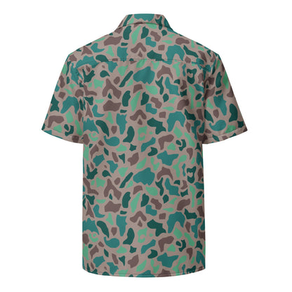 Turkish Duck Hunter Aegean Spot CAMO Unisex button shirt - Button Shirts