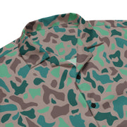Duck Hunter Aegean Spot Turkish CAMO Unisex Short-Sleeve Button Shirt - Button-Up