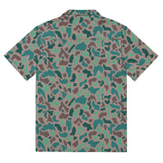 Duck Hunter Aegean Spot Turkish CAMO Unisex Short-Sleeve Button Shirt - Button-Up