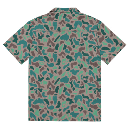 Turkish Duck Hunter Aegean Spot CAMO Unisex button shirt - Button Shirts