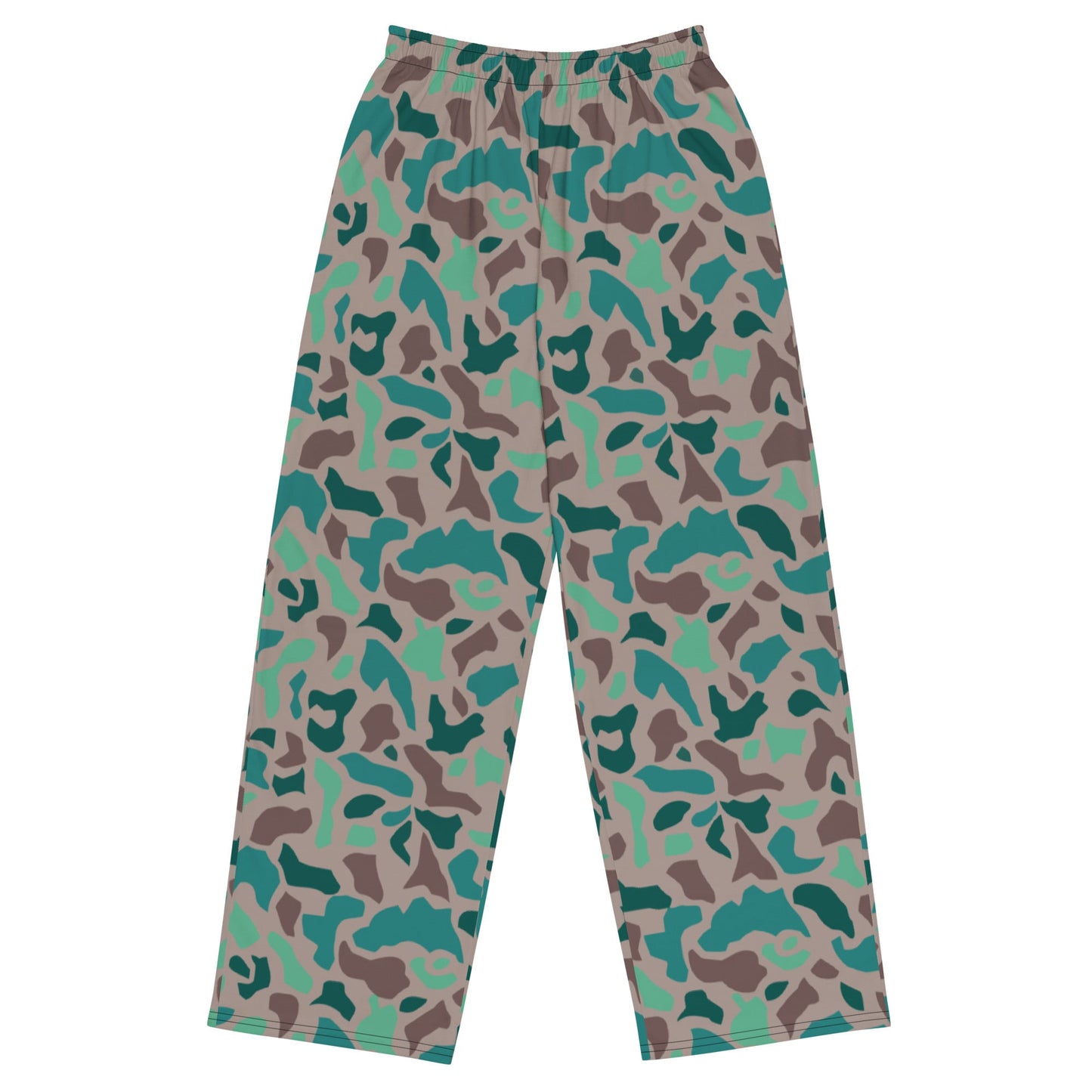 Turkish Duck Hunter Aegean Spot CAMO unisex wide-leg pants - 2XS - Wide-leg Pants