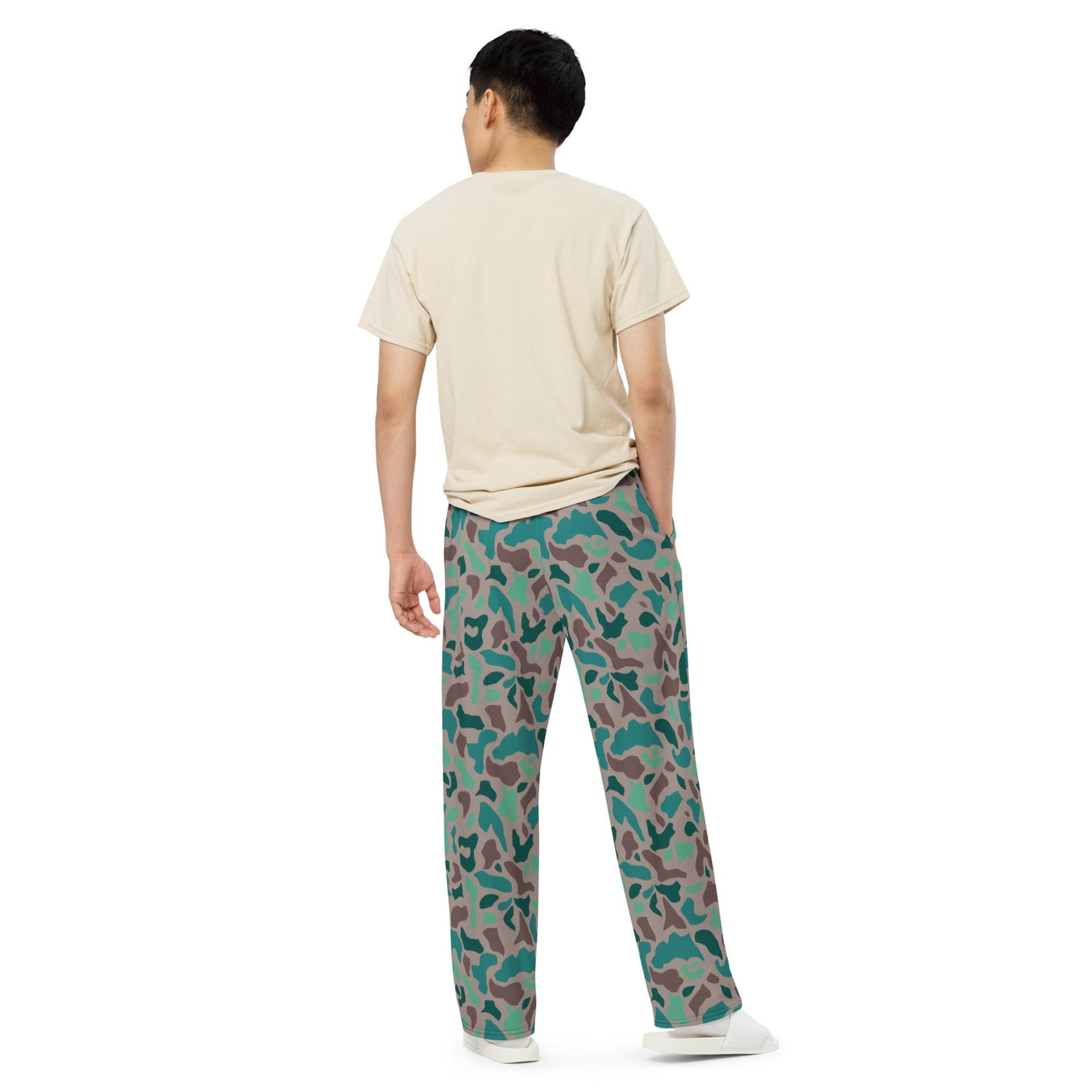Turkish Duck Hunter Aegean Spot CAMO unisex wide-leg pants - Wide-leg Pants