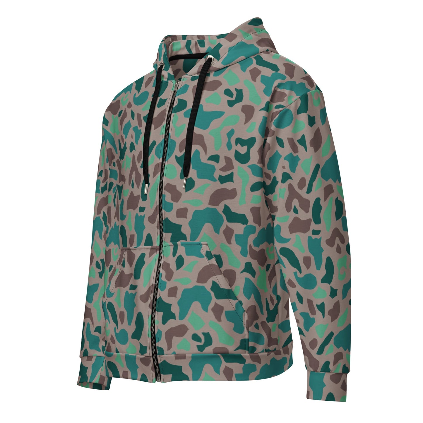 Turkish Duck Hunter Aegean Spot CAMO Unisex zip hoodie - Zip Hoodies