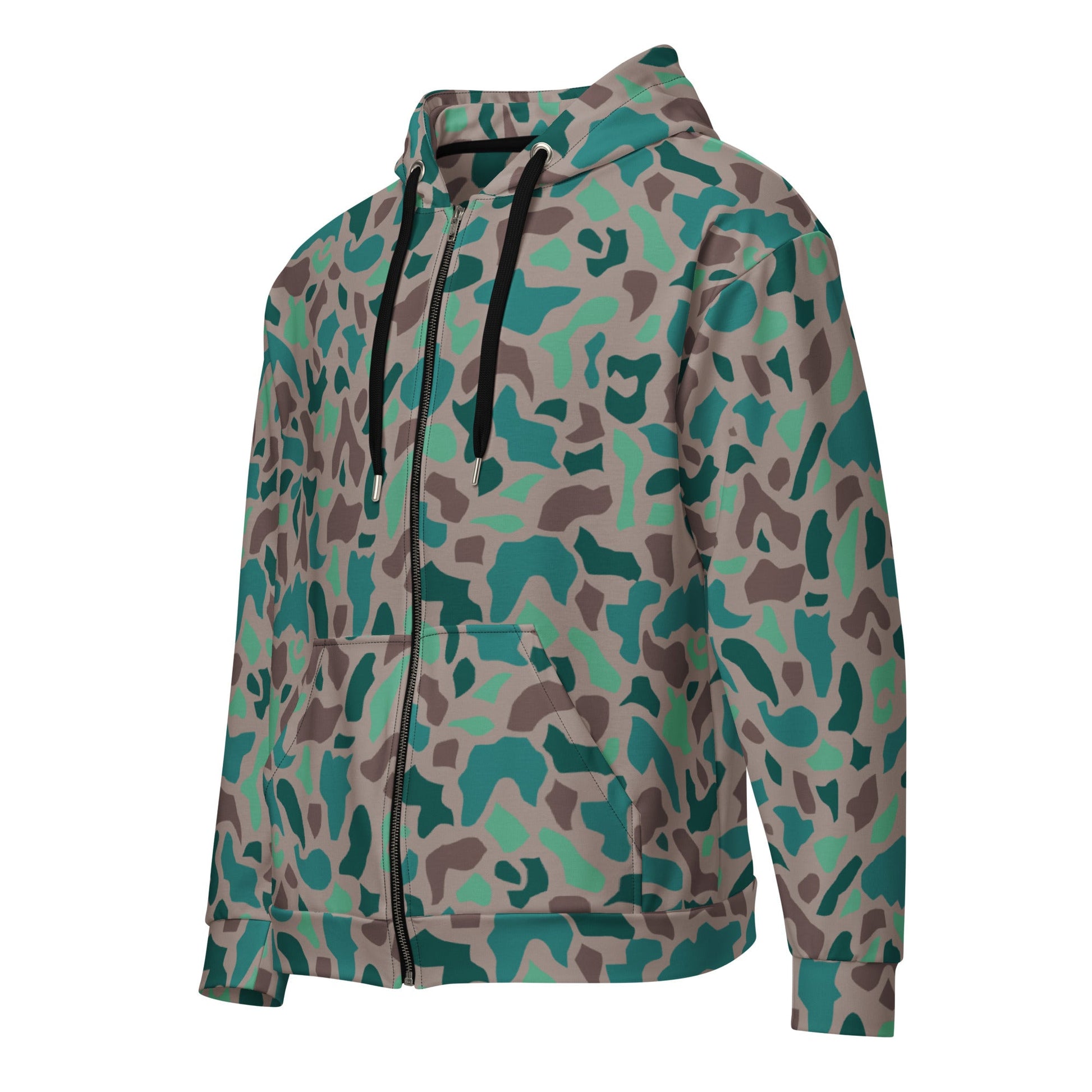 Turkish Duck Hunter Aegean Spot CAMO Unisex zip hoodie - Zip Hoodies