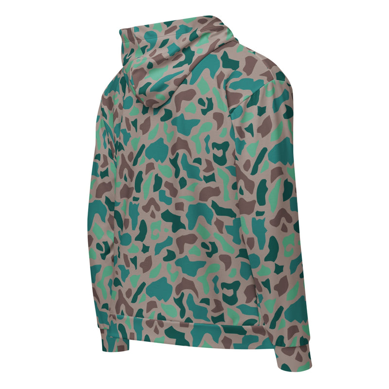 Duck Hunter Aegean Spot Turkish CAMO Unisex Zip Hoodie