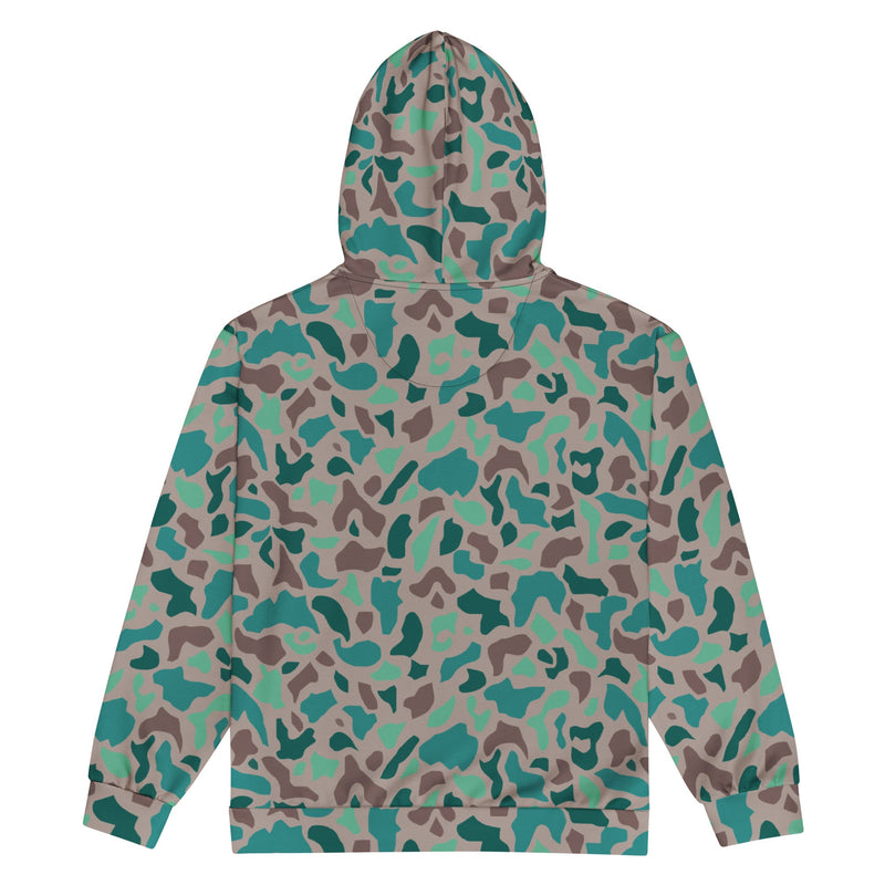 Duck Hunter Aegean Spot Turkish CAMO Unisex Zip Hoodie