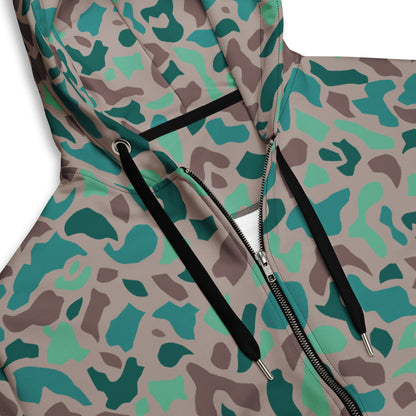 Turkish Duck Hunter Aegean Spot CAMO Unisex zip hoodie - Zip Hoodies