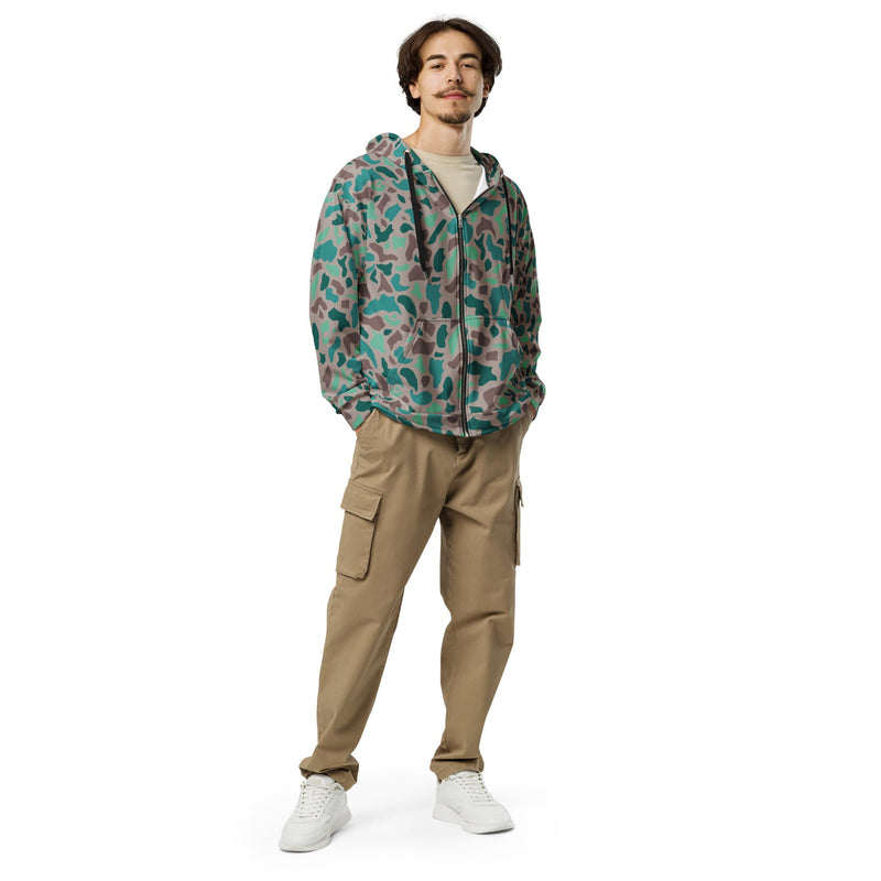 Duck Hunter Aegean Spot Turkish CAMO Unisex Zip Hoodie