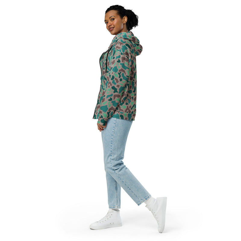 Duck Hunter Aegean Spot Turkish CAMO Unisex Zip Hoodie