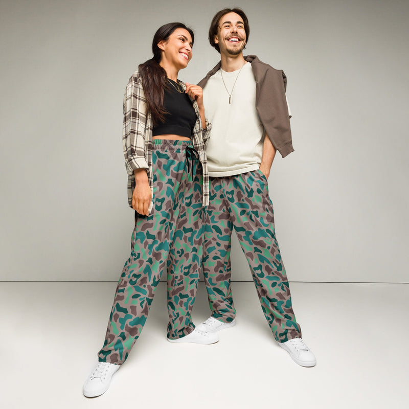 Duck Hunter Aegean Spot Turkish CAMO Unisex Wide-Leg Joggers - 2XS