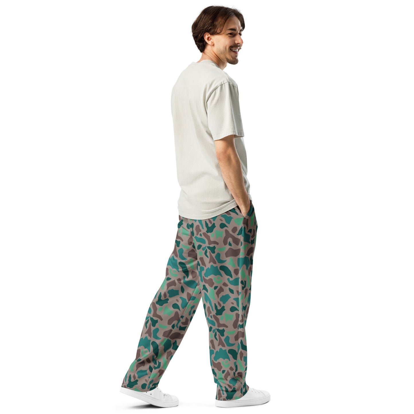 Turkish Duck Hunter Aegean Spot CAMO Wide-leg joggers - Joggers