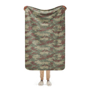 Multi-Terrain Turkish CAMO Sherpa Blanket - 37″×57″