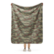Multi-Terrain Turkish CAMO Sherpa Blanket - 50″×60″
