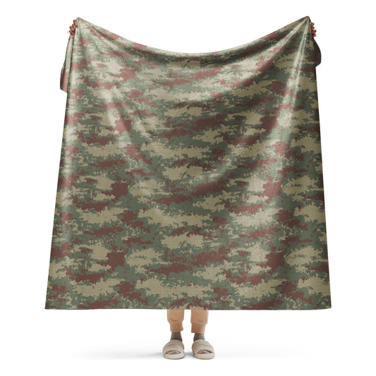 Turkish Multi-terrain CAMO Sherpa blanket - 60″×80″ - Blankets
