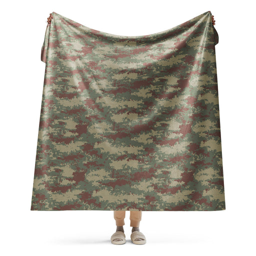 Multi-Terrain Turkish CAMO Sherpa Blanket - 60″×80″