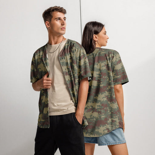 Multi-Terrain Turkish CAMO Unisex Baseball Jersey - 2XS