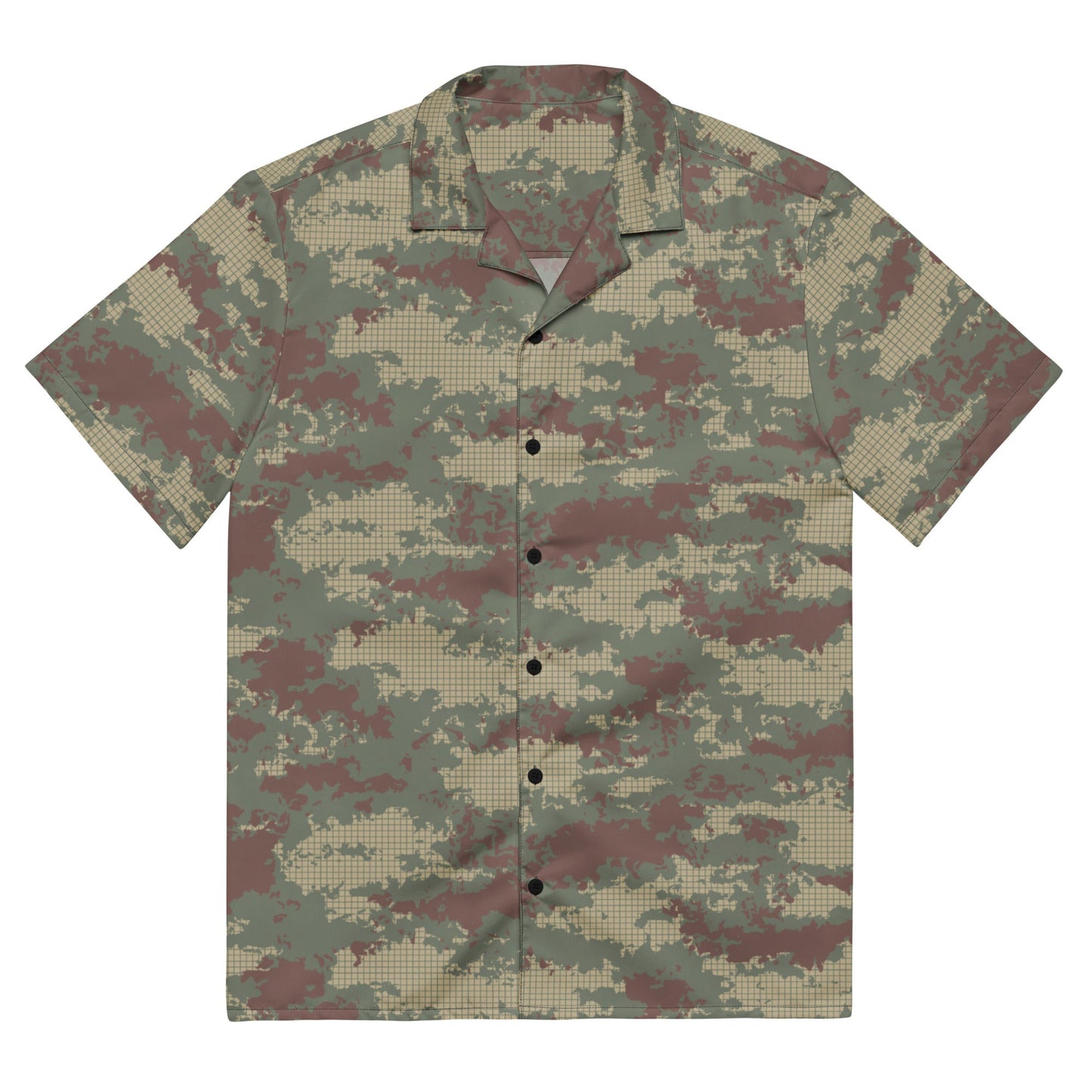 Turkish Multi-terrain CAMO Unisex button shirt - 2XS - Button Shirts