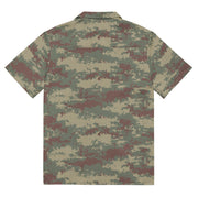 Multi-Terrain Turkish CAMO Unisex Short-Sleeve Button Shirt - Button-Up