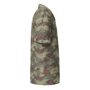 Multi-Terrain Turkish CAMO Unisex Short-Sleeve Button Shirt - Button-Up
