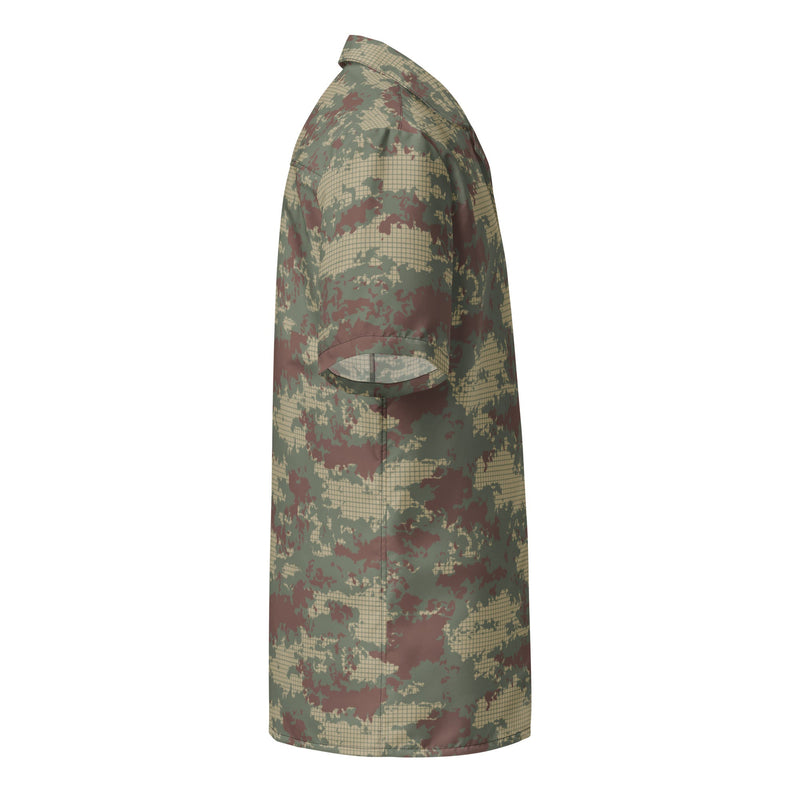 Multi-Terrain Turkish CAMO Unisex Short-Sleeve Button Shirt - Button-Up