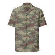 Multi-Terrain Turkish CAMO Unisex Short-Sleeve Button Shirt - Button-Up
