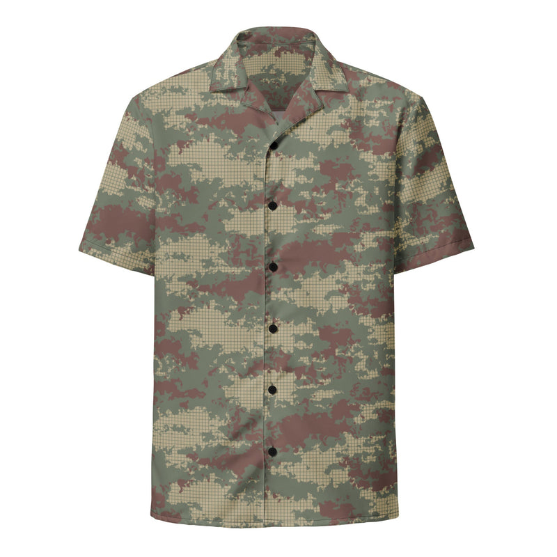 Multi-Terrain Turkish CAMO Unisex Short-Sleeve Button Shirt - Button-Up