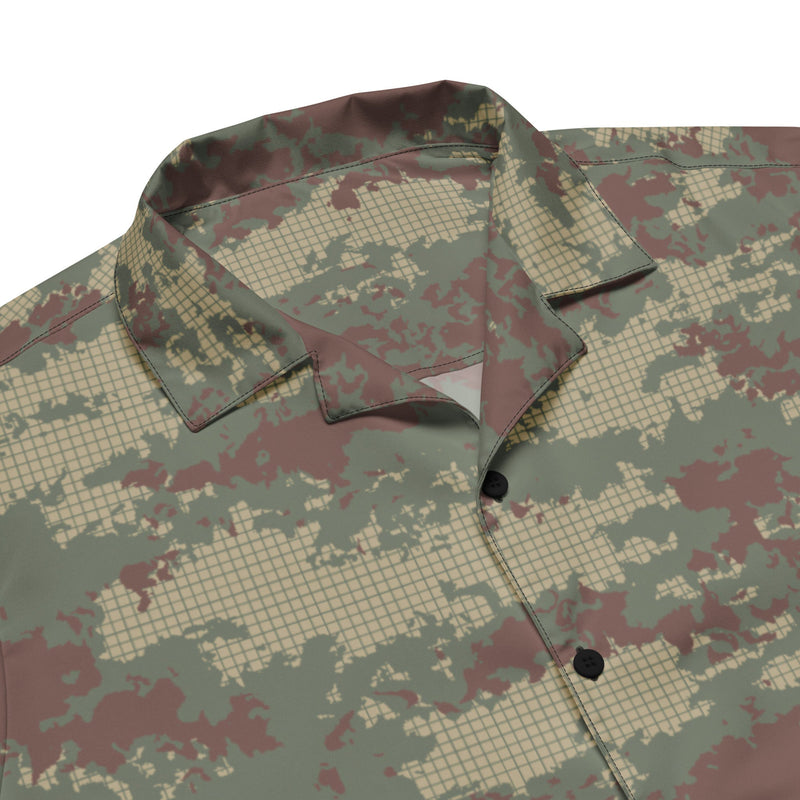 Multi-Terrain Turkish CAMO Unisex Short-Sleeve Button Shirt - Button-Up