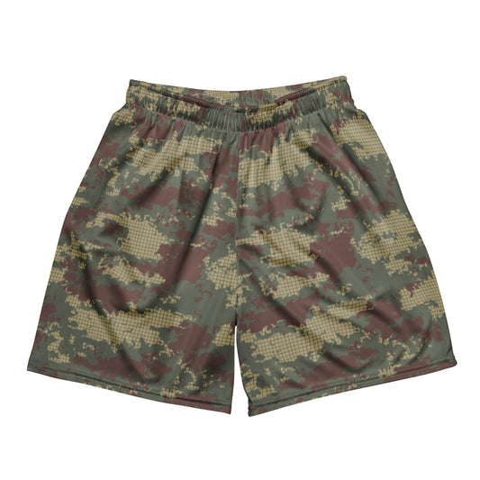 Turkish Multi-terrain CAMO Unisex mesh shorts - 2XS - Mesh Shorts