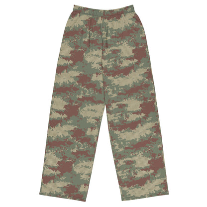 Turkish Multi-terrain CAMO unisex wide-leg pants - 2XS - Wide-leg Pants