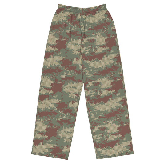 Turkish Multi-terrain CAMO unisex wide-leg pants - 2XS - Wide-leg Pants