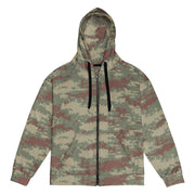 Multi-Terrain Turkish CAMO Unisex Zip Hoodie - 2XS