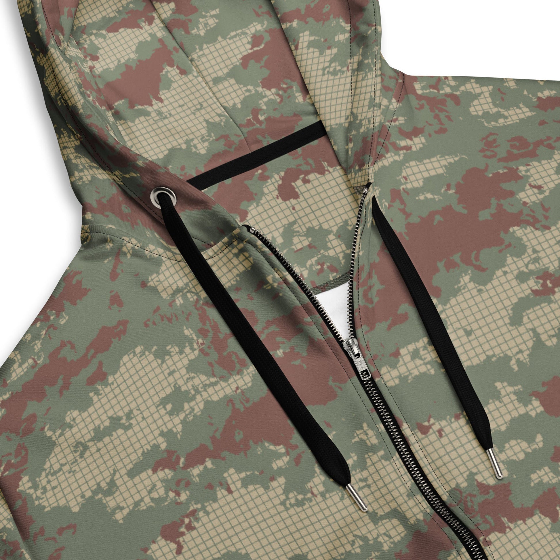 Turkish Multi-terrain CAMO Unisex zip hoodie - Zip Hoodies