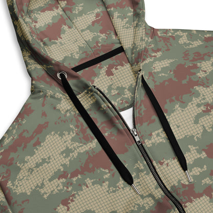 Turkish Multi-terrain CAMO Unisex zip hoodie - Zip Hoodies