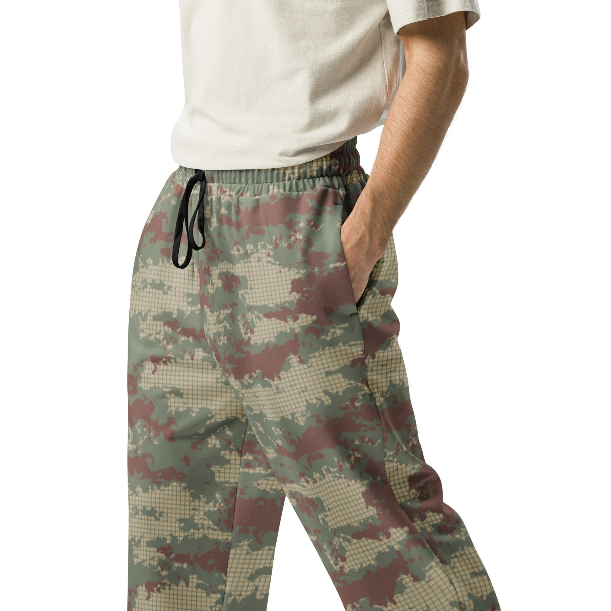 Turkish Multi-terrain CAMO Wide-leg joggers - Joggers