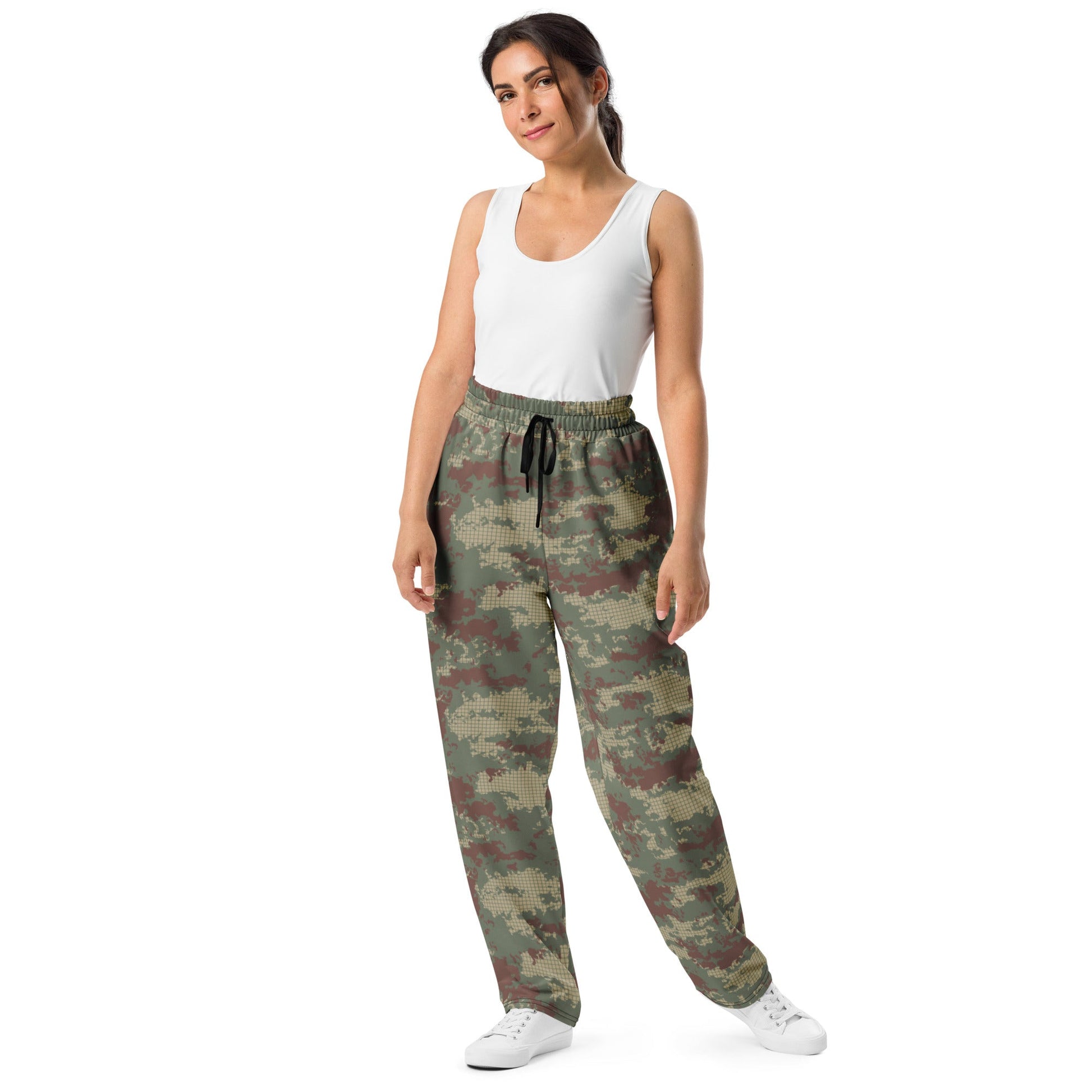 Turkish Multi-terrain CAMO Wide-leg joggers - Joggers