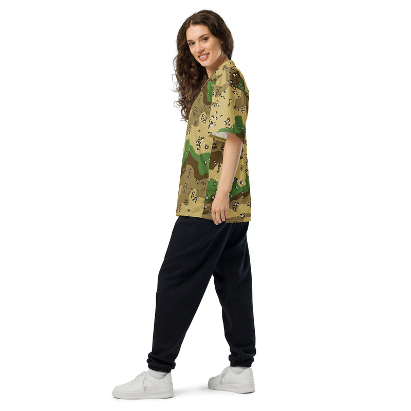 Chocolate Chip Turkmenistan Desert CAMO Unisex American Football Jersey