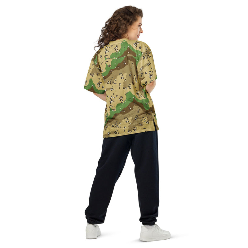 Chocolate Chip Turkmenistan Desert CAMO Unisex American Football Jersey